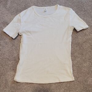 KOTN Short Sleeve Crew Tee in Off-White
